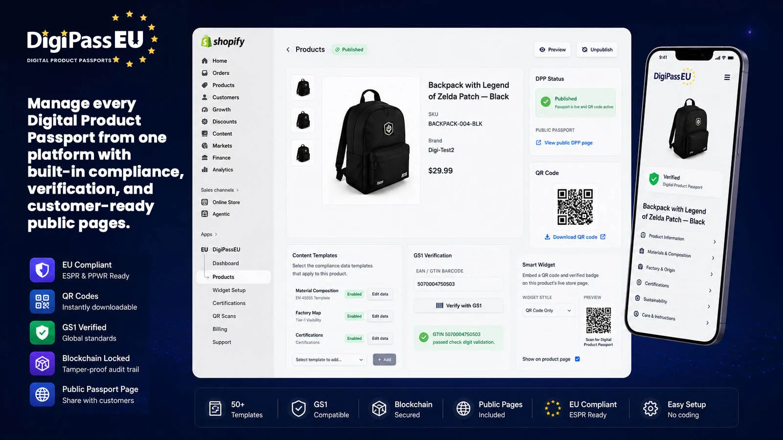 DigiPassEU product passport editor